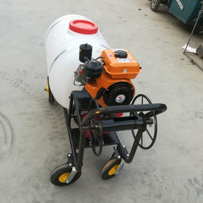 启航新产品 高效农用除草打药机与果园喷雾器，细节图鉴与运苗机协同作业